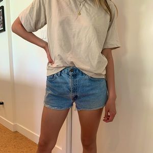 Vintage Levi’s jean shorts
